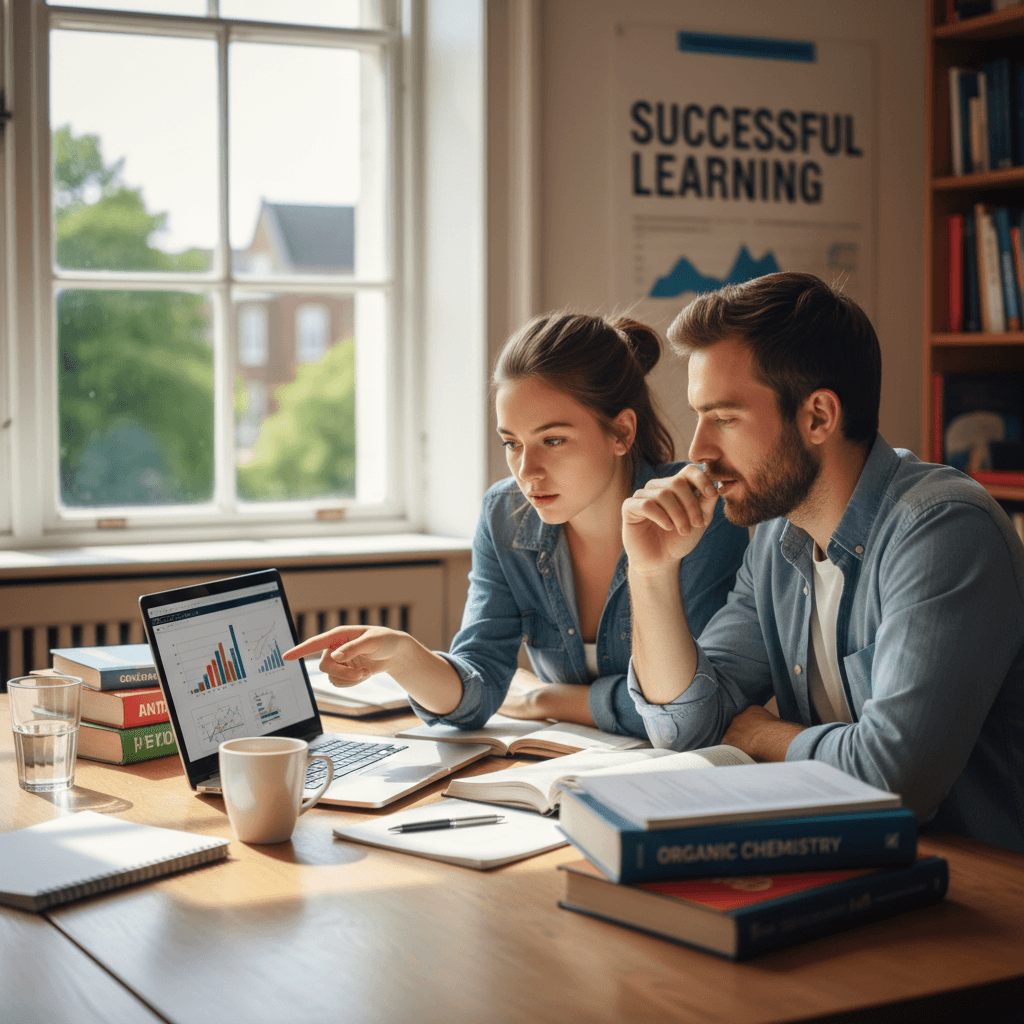 Middle school student in online tutoring session