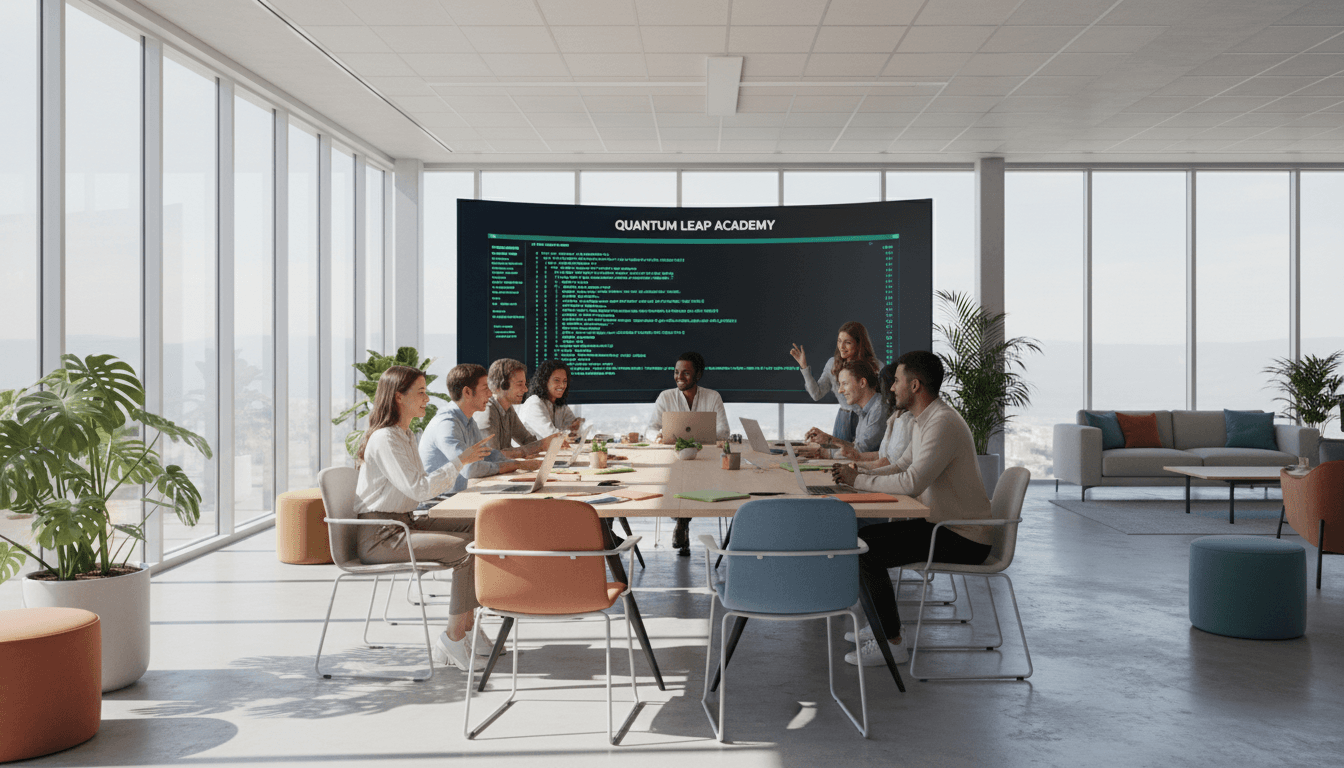 Students engaging in an online summer learning session with warm, welcoming atmosphere